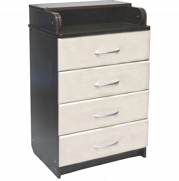 Комод пеленальный Антел Ульяна 1 600/4 - венге-клен