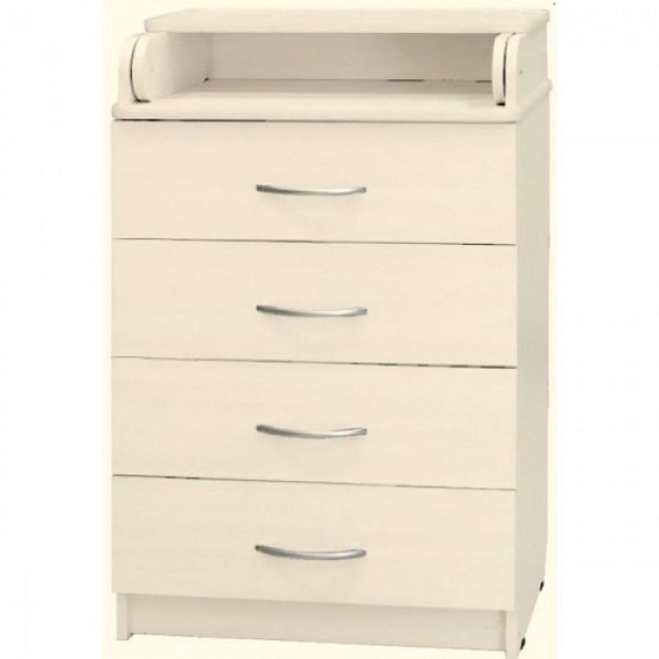 Комод пеленальный Топотушки Артемка 80/4 МДФ - слоновая кость