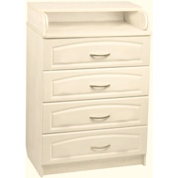 Комод пеленальный Антел Ульяна 4 600/4 - слоновая кость