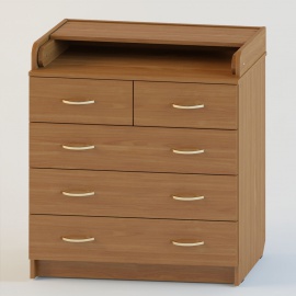 Комод пеленальный Атон КР 80 К/5 ЛДСП - орех