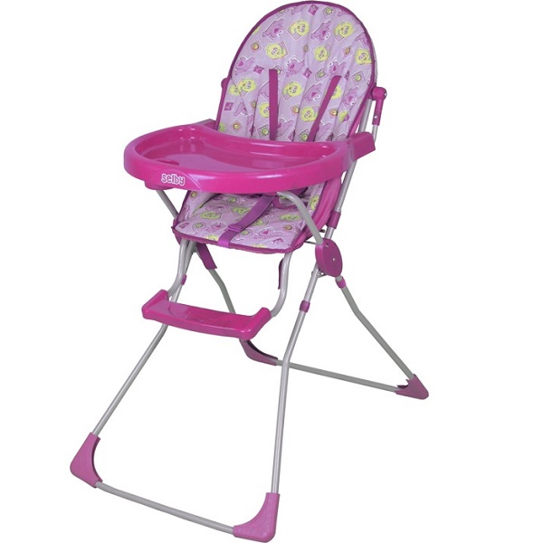 Стульчик для кормления Selby SH-152 - розовый