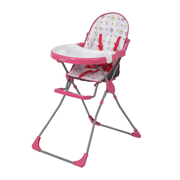 Стульчик для кормления Selby S-251 - розовый