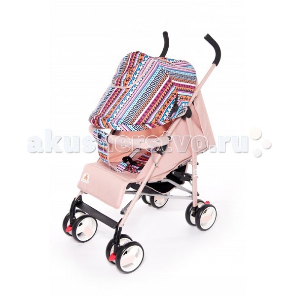 Детская прогулочная коляска Мишутка SL 106 - бежевый радуга