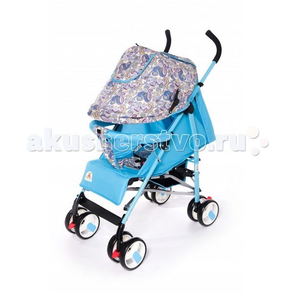 Детская прогулочная коляска Мишутка SL 106 - синий диамант