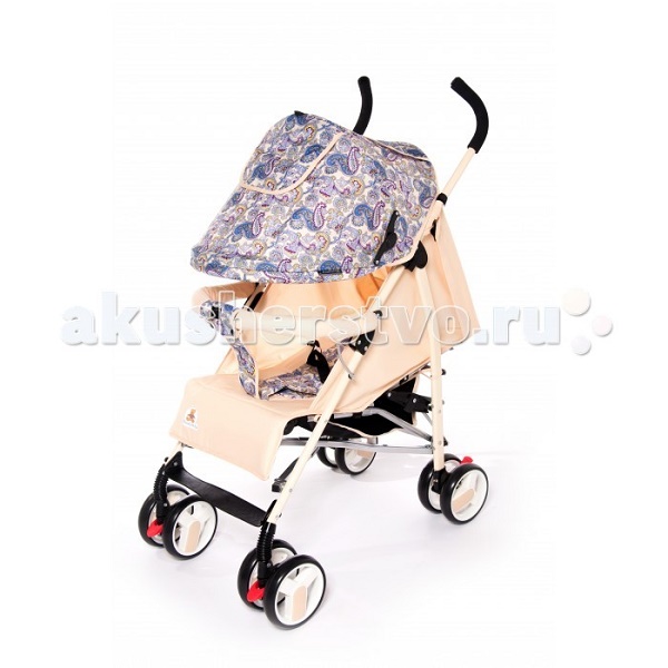 Детская прогулочная коляска Мишутка SL 106 - бежевый диамант