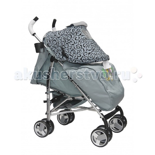 Детская прогулочная коляска Мишутка SL 109 - серый