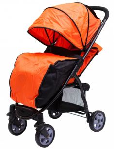 Прогулочная коляска Мишутка SL 460 - оранжевая