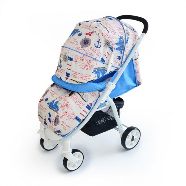Прогулочная коляска Мишутка SL 460 - море-голубой