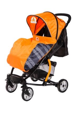 Прогулочная коляска Мишутка SL 461 - оранжевая