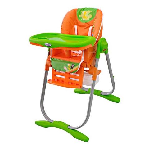 Стульчик для кормления Мишутка НС 81 - оранжевый