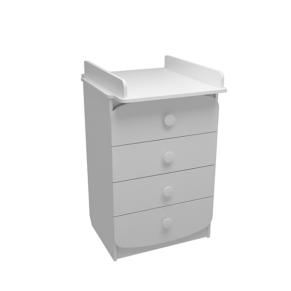 Комод пеленальный ФА-М Улыбка Мини - белый