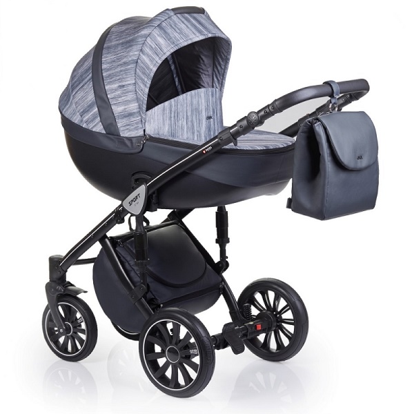 Детская универсальная коляска Anex Sport 2 в 1 - ab04 graphit noise