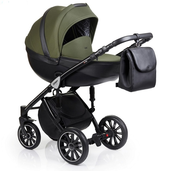 Детская универсальная коляска Anex Sport 2 в 1 - sp17 british green