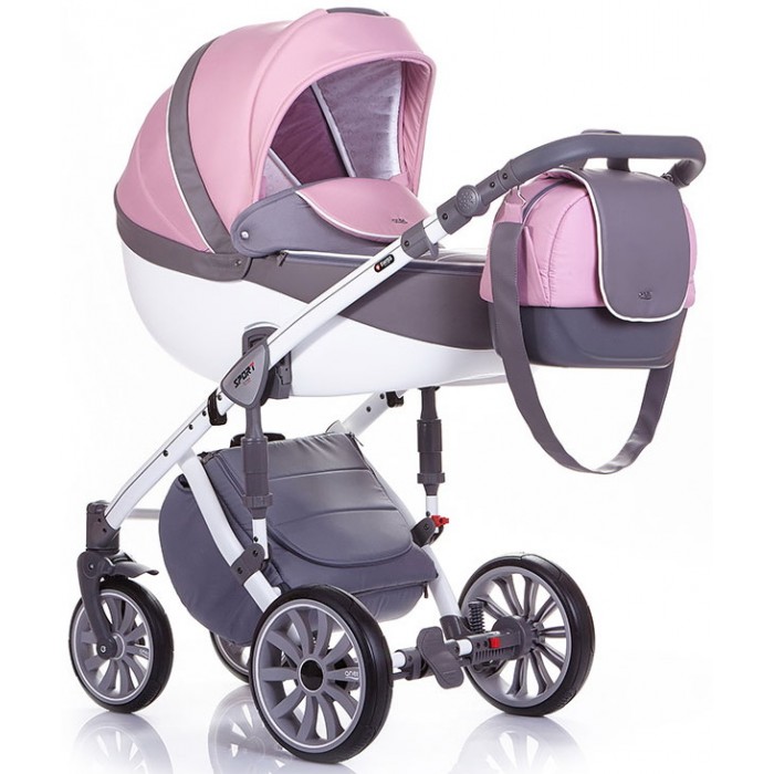 Детская универсальная коляска Anex Sport 2 в 1 - pink