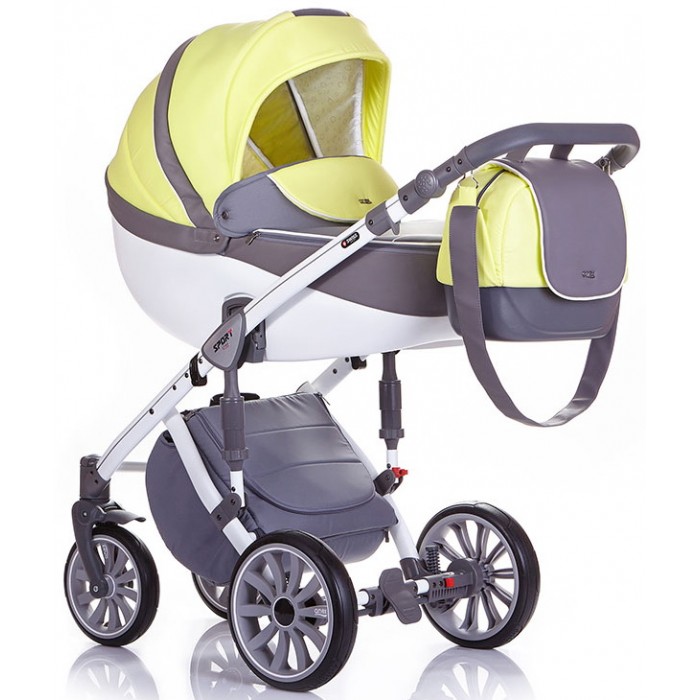 Детская универсальная коляска Anex Sport 2 в 1 - lemon