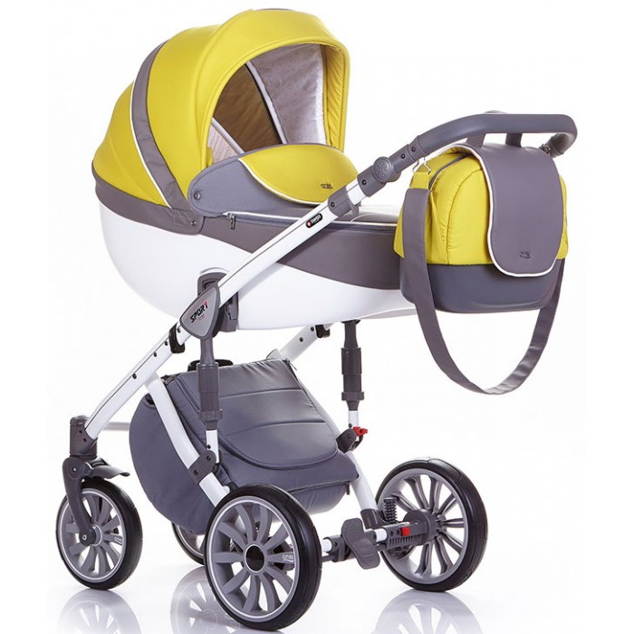 Детская универсальная коляска Anex Sport 2 в 1 - mustard