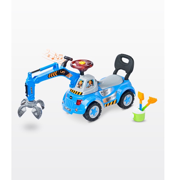 Машинка - толокар Caretero Lift - голубой