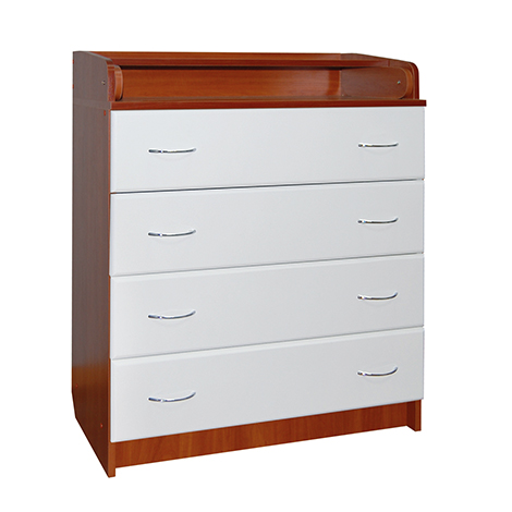 Комод пеленальный Бамбини 01 - светлый орех-белый