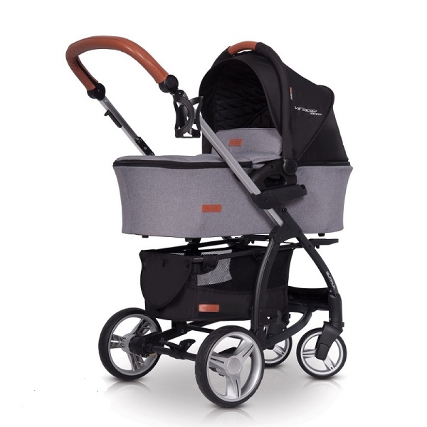Детская универсальная коляска EasyGo Virage Ecco 2 в 1 - antracite
