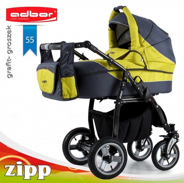 Детская универсальная коляска Adbor Zipp 2 в 1 - 55