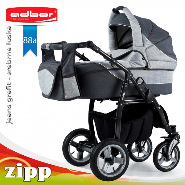 Детская универсальная коляска Adbor Zipp 2 в 1 - 88а