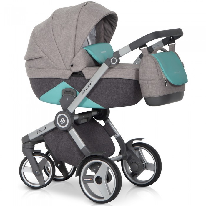 Детская универсальная коляска Riko Antari 2 в 1 - 05 malachite