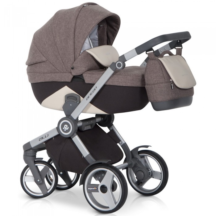Детская универсальная коляска Riko Antari 2 в 1 - 01 mocca