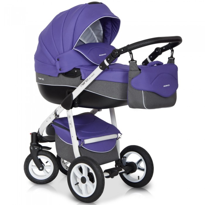 Детская универсальная коляска Riko Nano 3  в 1 - 06 ultraviolete