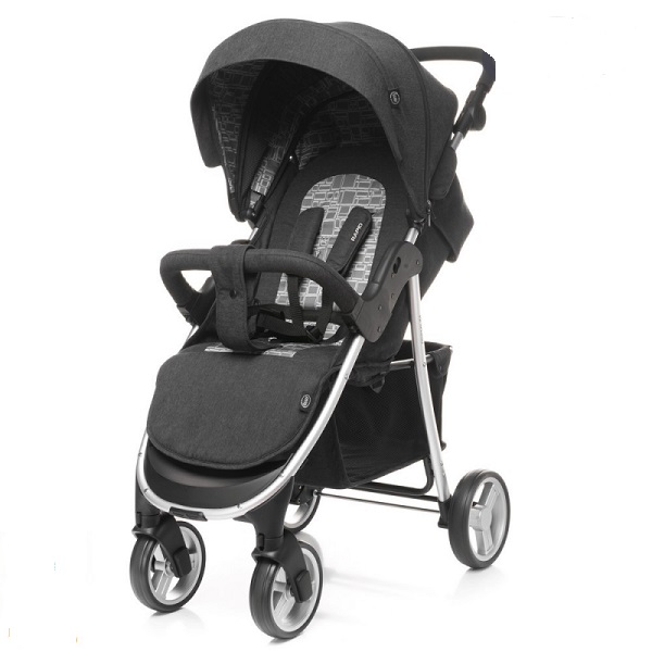 Детская прогулочная коляска 4Baby Rapid Premium - silver
