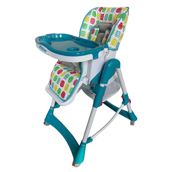 Детский стульчик для кормления Pituso Nino - green diamonds
