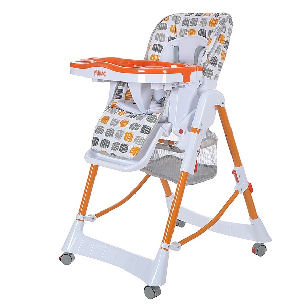 Детский стульчик для кормления Pituso Nino - orange diamant