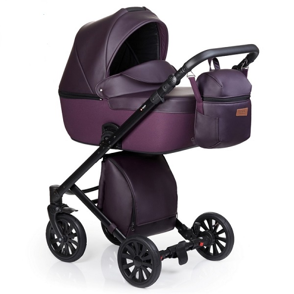 Детская универсальная коляска Anex Cross 2 в 1 - dark plum