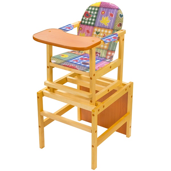 Детский стульчик для кормления ПМДК Октябренок - лесок