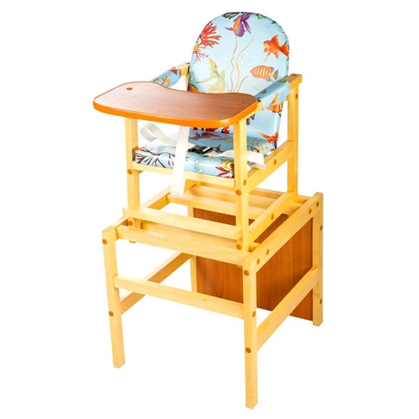 Детский стульчик для кормления ПМДК Октябренок - рыбки