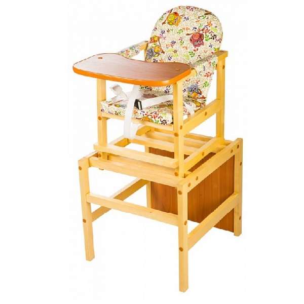 Детский стульчик для кормления ПМДК Октябренок - совушки