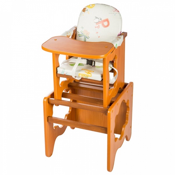 Детский стульчик для кормления ПМДК Премьер - алфавит