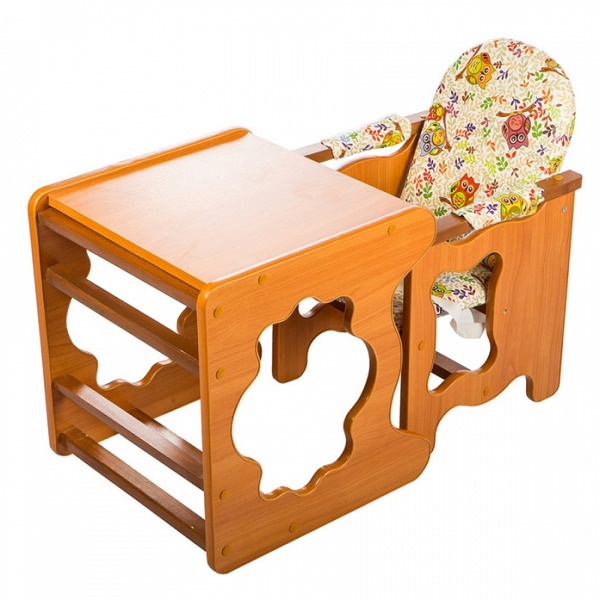 Детский стульчик для кормления ПМДК Премьер - совушки