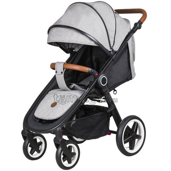 Детская прогулочная коляска Coletto Joggy - silver на черной раме