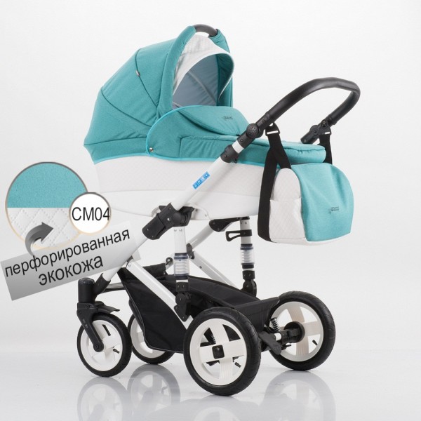 Детская универсальная коляска Izacco Z1 перфорированная эко-кожа - CM04