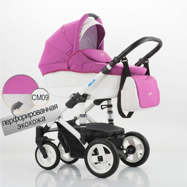 Детская универсальная коляска Izacco Z1 перфорированная эко-кожа - CM09