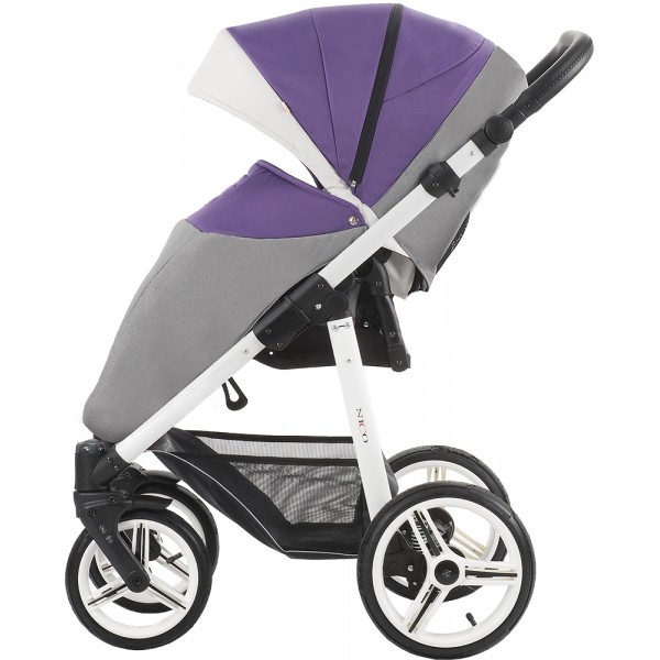 Детская прогулочная коляска Bebetto Nico эко-кожа+ткань - SL-388