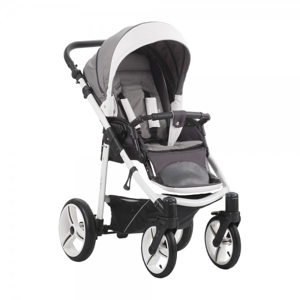 Детская прогулочная коляска Bebetto Nico эко-кожа+ткань - SLW24