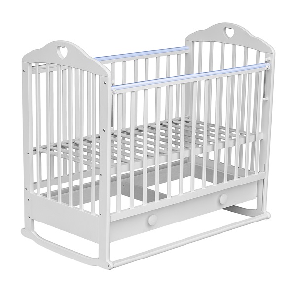 Детская кроватка Мой малыш 7 - белый