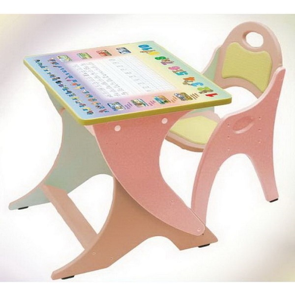 Набор растущей детской мебели Интехпроект - розово-персиковый