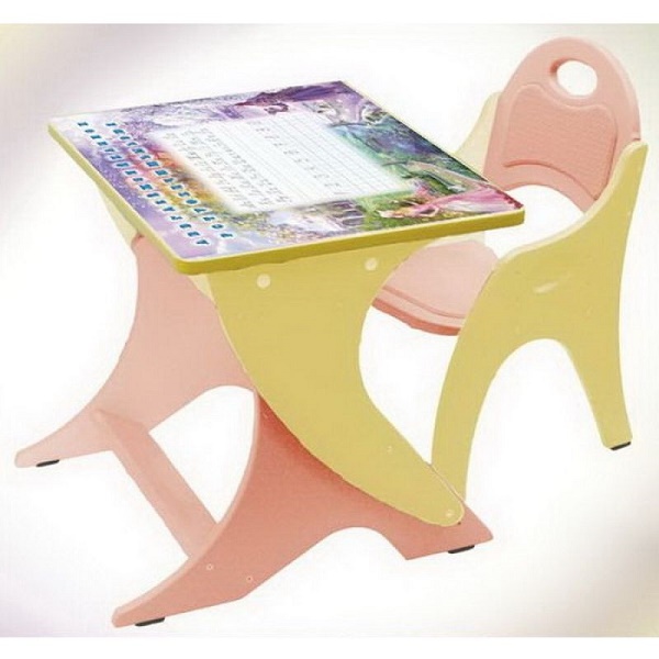 Набор растущей детской мебели Интехпроект - желто-персиковый