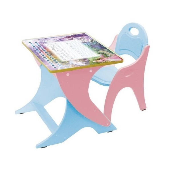 Набор растущей детской мебели Интехпроект - голубо-розовый