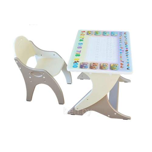 Набор растущей детской мебели Интехпроект - латте-жемчуг