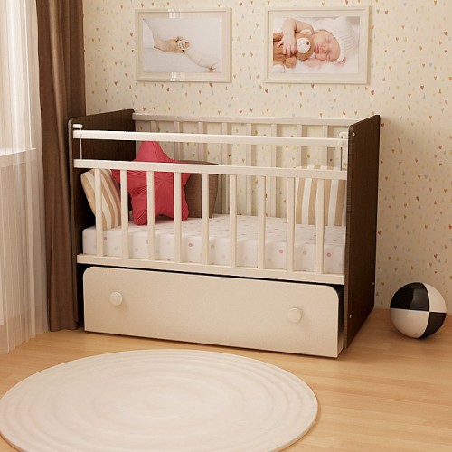 Детская кроватка ФА-М Дарья - венге-слоновая кость