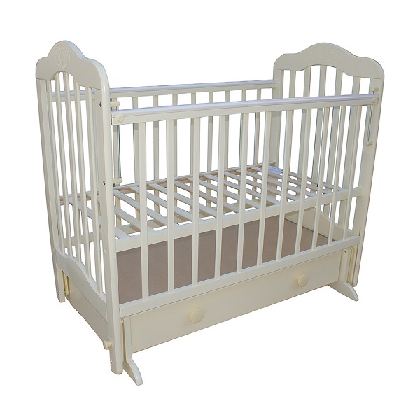 Детская кроватка Мой малыш 3 - слоновая кость