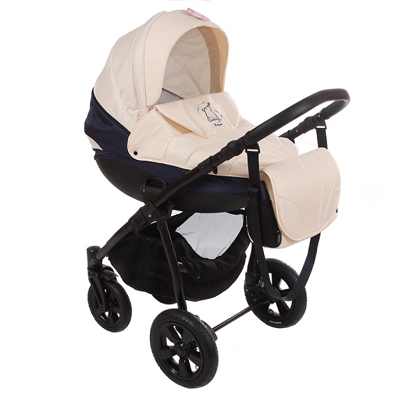 Детская универсальная коляска Tutis Tapu-Tapu 2 в 1 - беж/темно синий